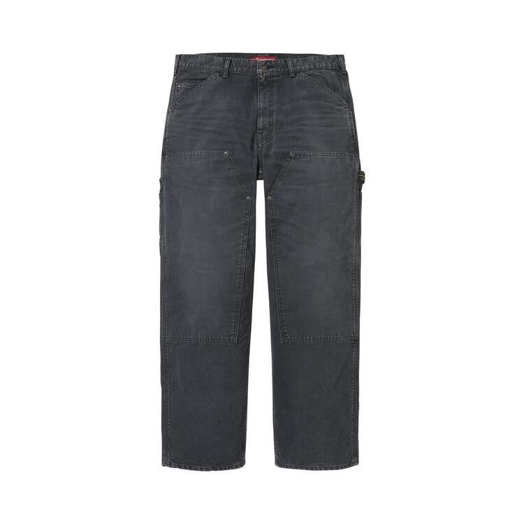 Supreme Worn Double Knee Painter Pant Black - Im Your Wardrobe