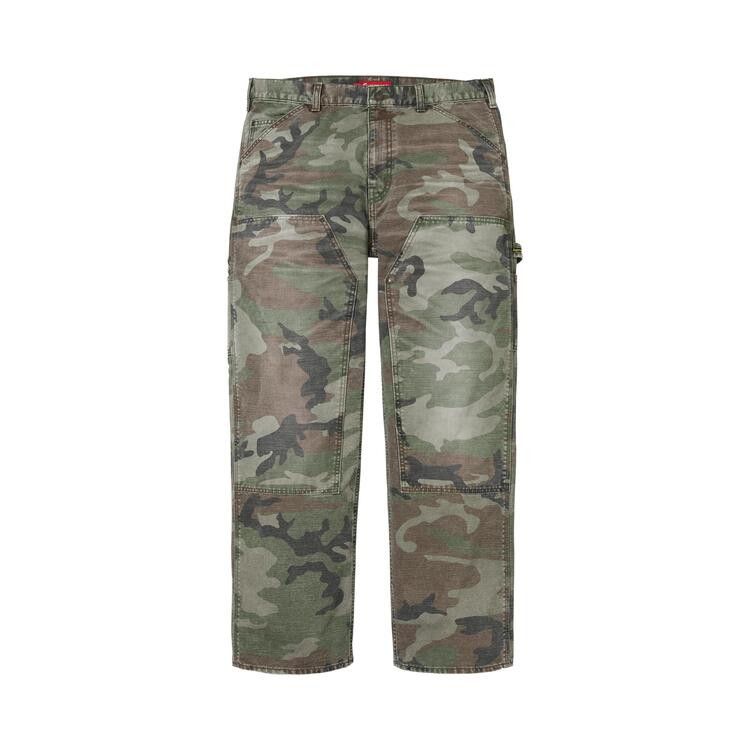 Supreme Worn Double Knee Painter Pant Woodland Camo - Im Your Wardrobe