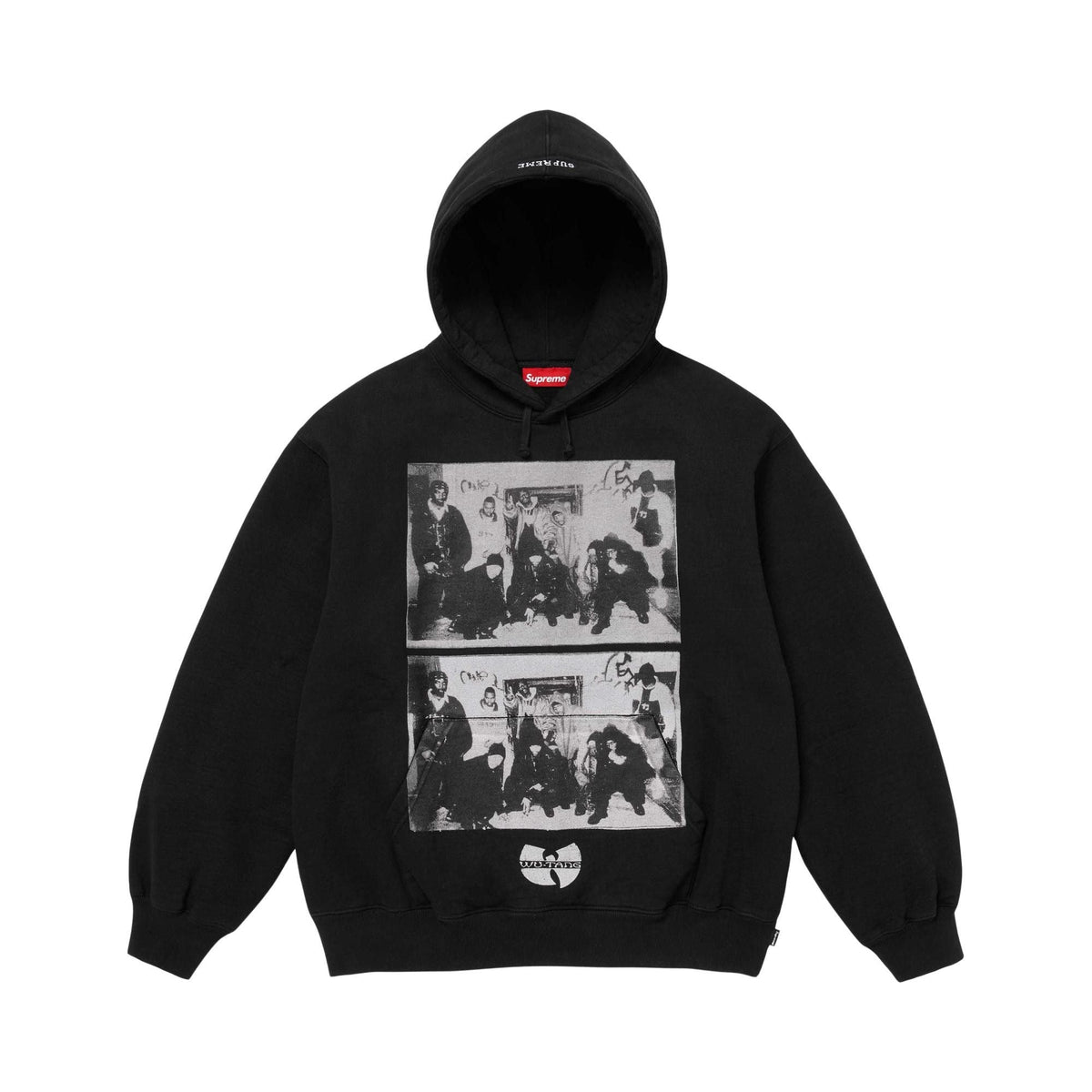 Supreme Wu-Tang Clan Hooded Sweatshirt Black - Im Your Wardrobe