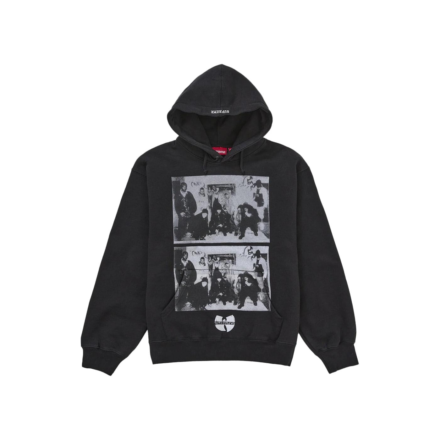Supreme Wu - Tang Clan Hooded Sweatshirt Black - Im Your Wardrobe