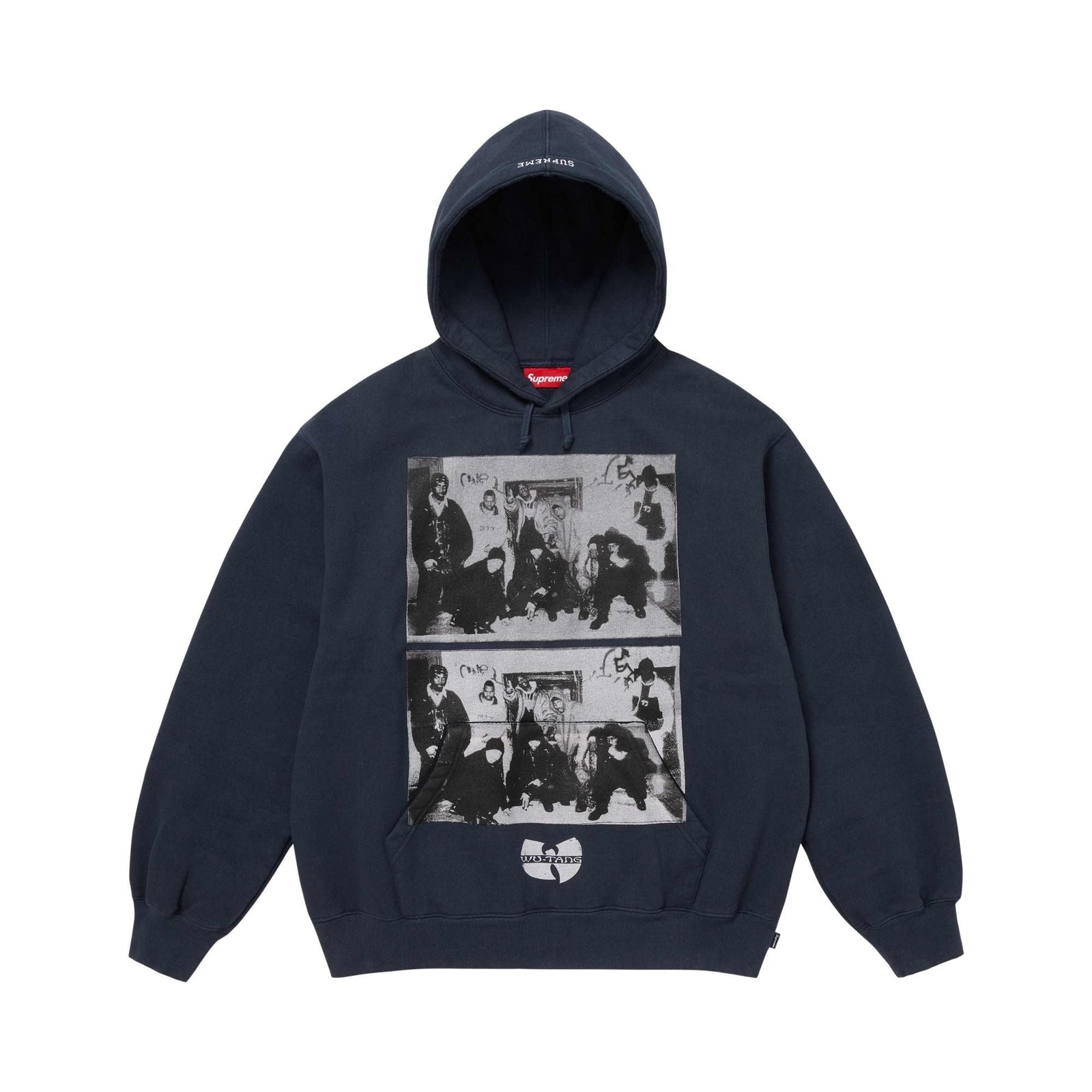 Supreme Wu - Tang Clan Hooded Sweatshirt Navy - Im Your Wardrobe
