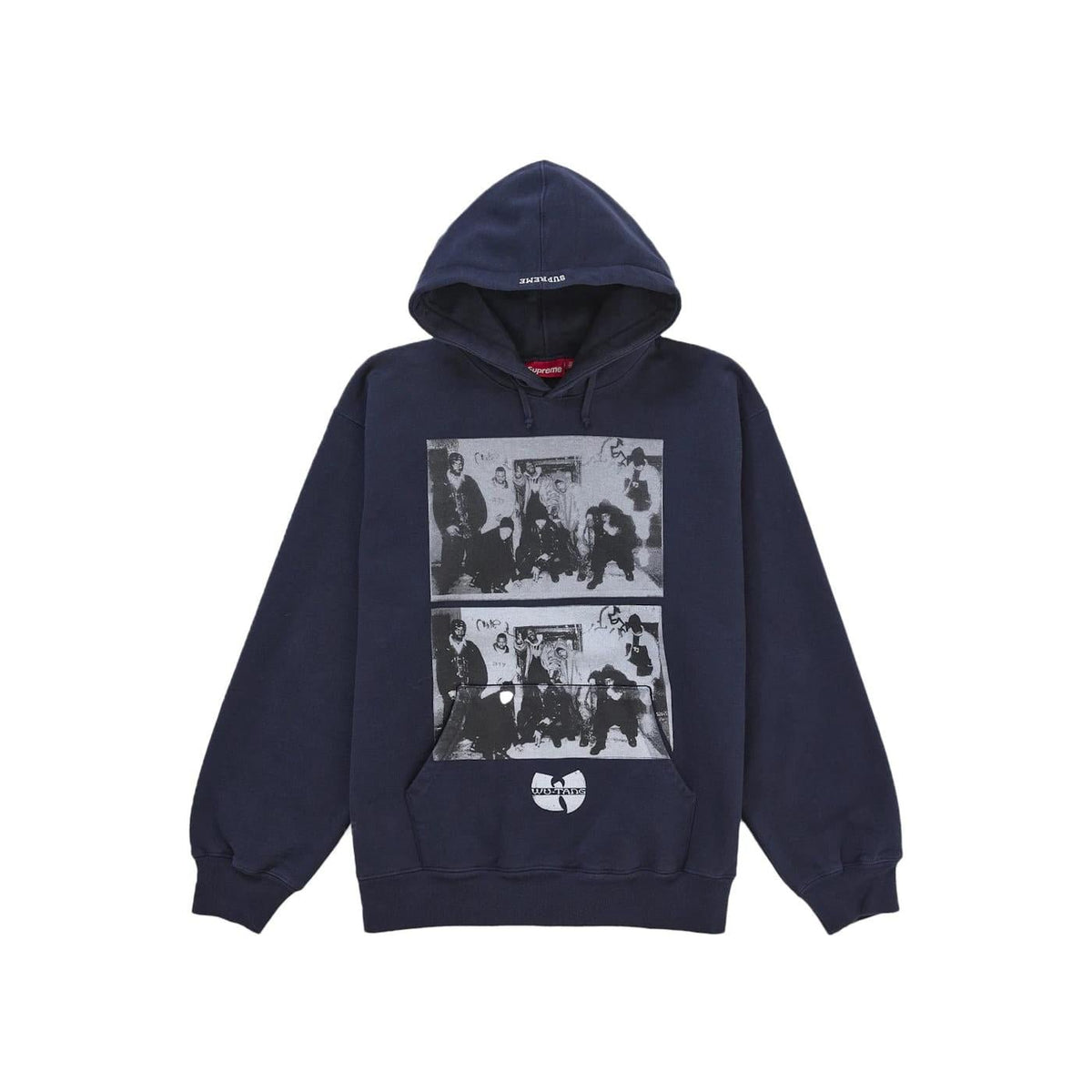 Supreme Wu - Tang Clan Hooded Sweatshirt Navy - Im Your Wardrobe
