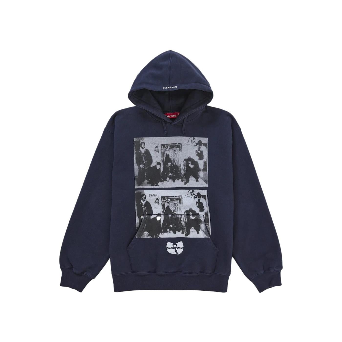 Supreme Wu - Tang Clan Hooded Sweatshirt Navy - Im Your Wardrobe