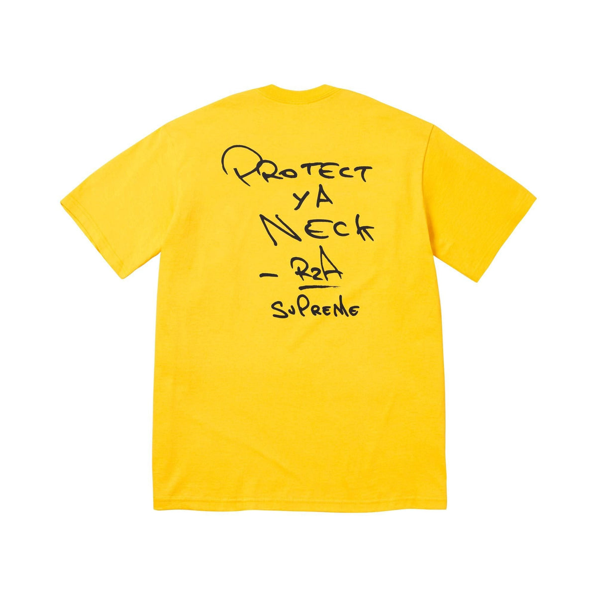 Supreme Wu-Tang Clan RZA Tee Yellow - Im Your Wardrobe
