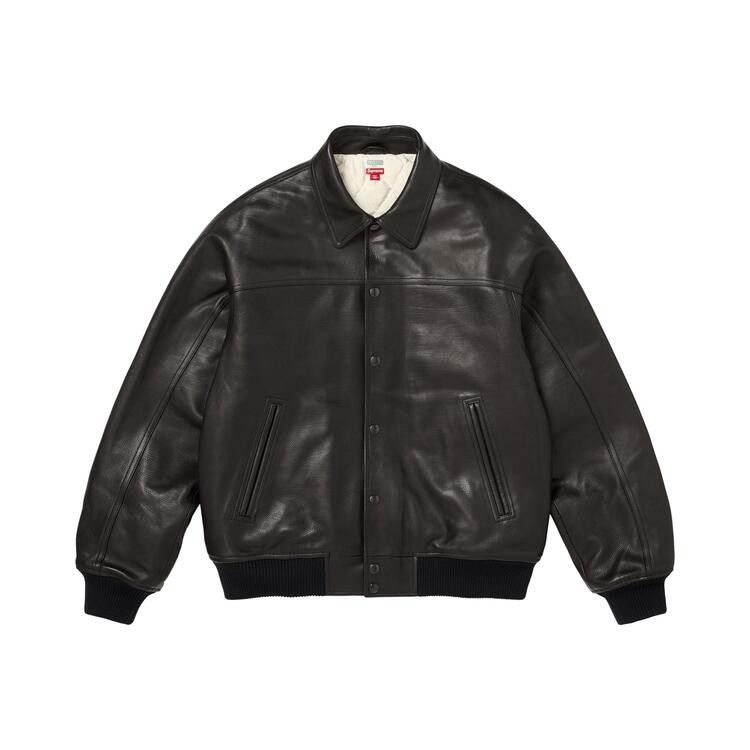 Supreme x A.Presse Leather Jacket Black - Im Your Wardrobe