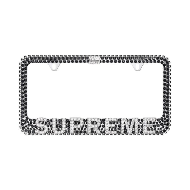 Supreme x B.b. Simon License Plate Frame Black - Im Your Wardrobe