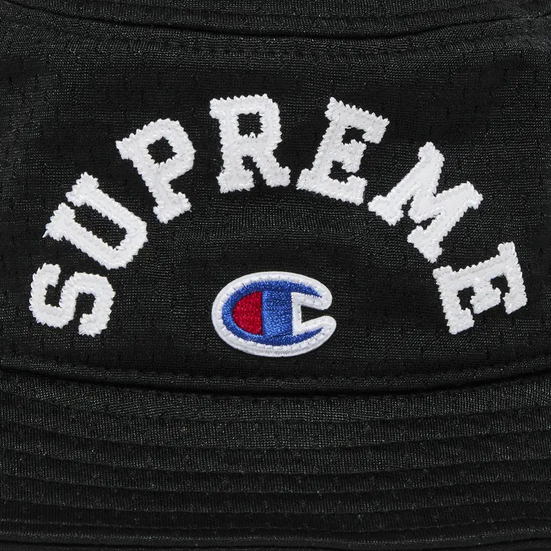 Supreme x Champion Mesh Crusher 'Black' (SS24) - Im Your Wardrobe