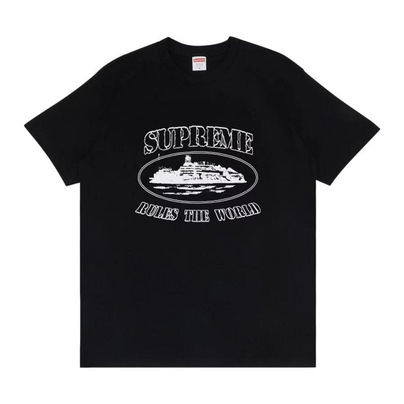 Supreme x Corteiz - Rules The World Tee (Black) - Im Your Wardrobe