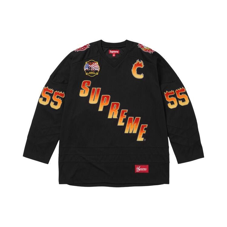 Supreme x Fdny Hockey Jersey Black - Im Your Wardrobe