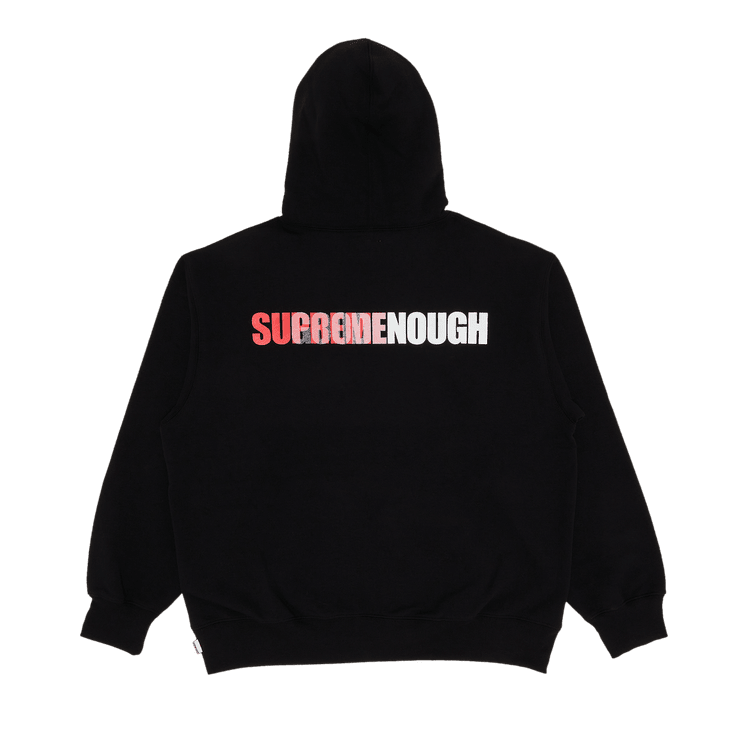 Supreme x GOODENOUGH Hooded Sweatshirt Black - Im Your Wardrobe