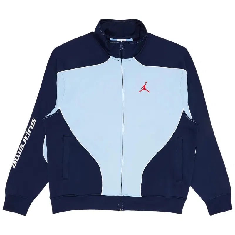 Supreme x Jordan Tricot Track Jacket &#39;Light Blue&#39; (FW24) - Im Your Wardrobe