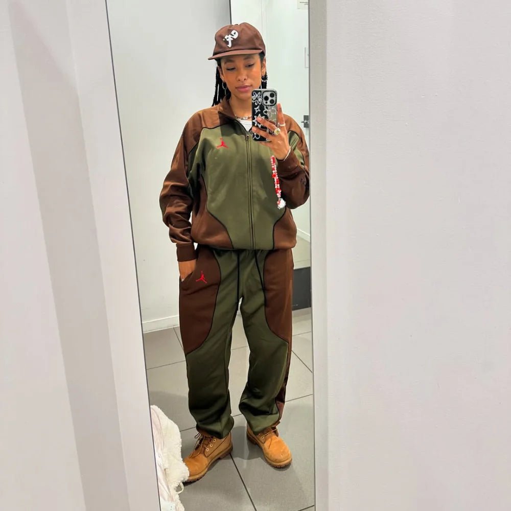 Buy Supreme x Jordan Tricot Track Jacket 'Olive' (FW24) in Buy Supreme x Jordan Tricot Track Jacket 'Olive' (FW24) in
