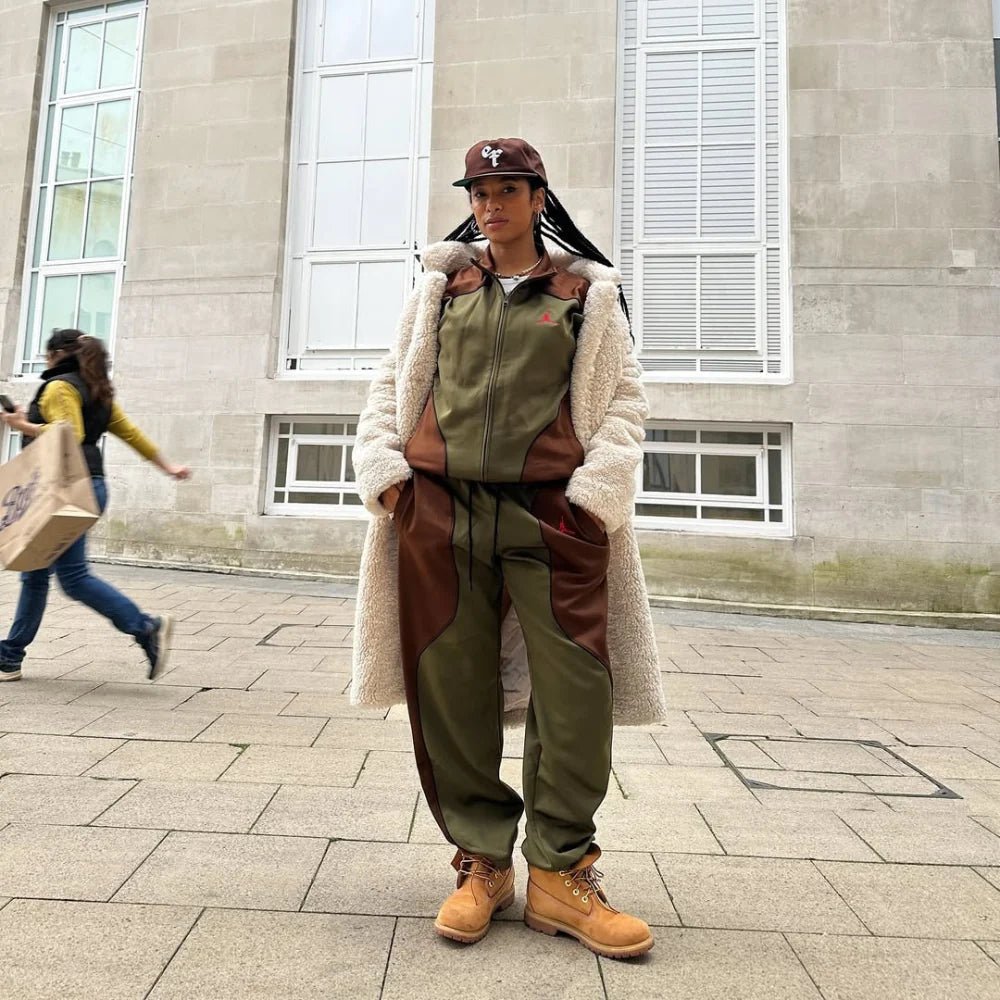 Buy Supreme x Jordan Tricot Track Jacket 'Olive' (FW24) in NZ - Im Buy Supreme x Jordan Tricot Track Jacket 'Olive' (FW24) in NZ - Im