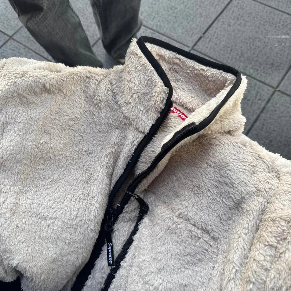 Supreme x Kate Moss Fleece Jacket &#39;Natural&#39; (FW24) - Im Your Wardrobe