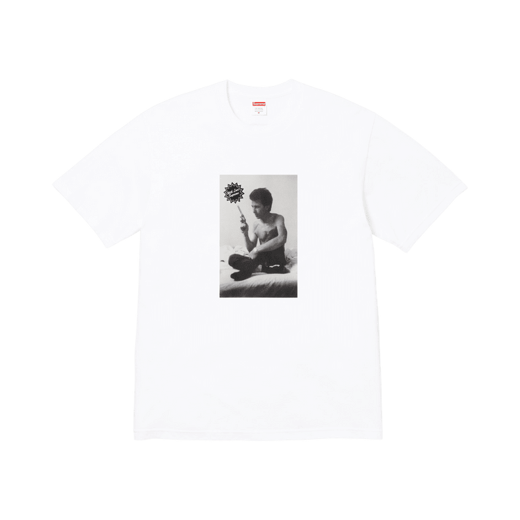 Supreme x Larry Clark Gun Tee White - Im Your Wardrobe