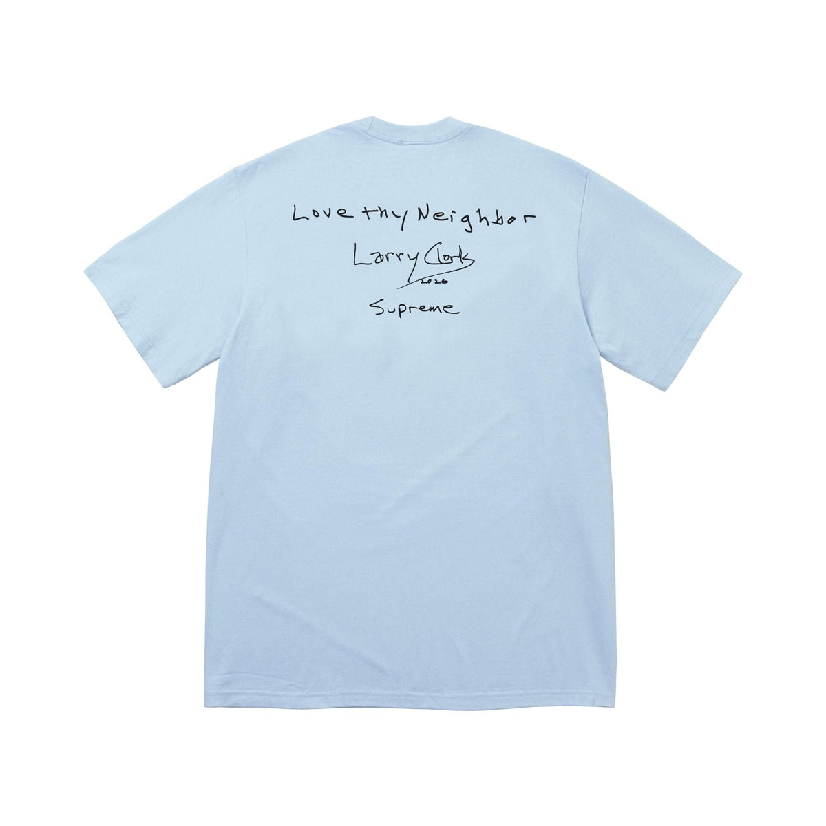 Supreme x Larry Clark Neighbor Tee Powder Blue - Im Your Wardrobe