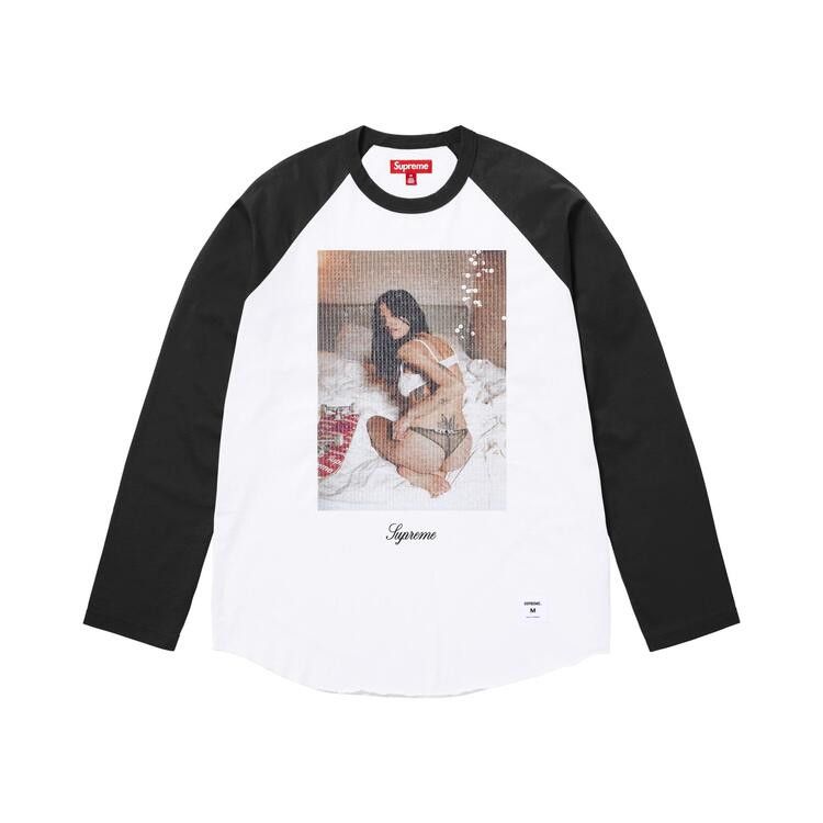 Supreme x Larry Clark Sequin Raglan Long-Sleeve Top Black - Im Your Wardrobe