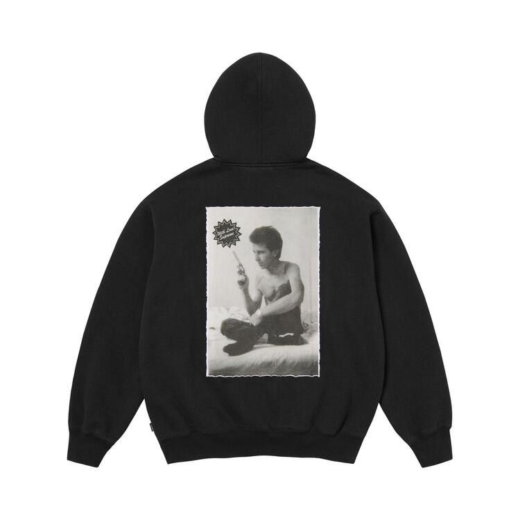 Supreme x Larry Clark Zip Up Hooded Sweatshirt Black - Im Your Wardrobe