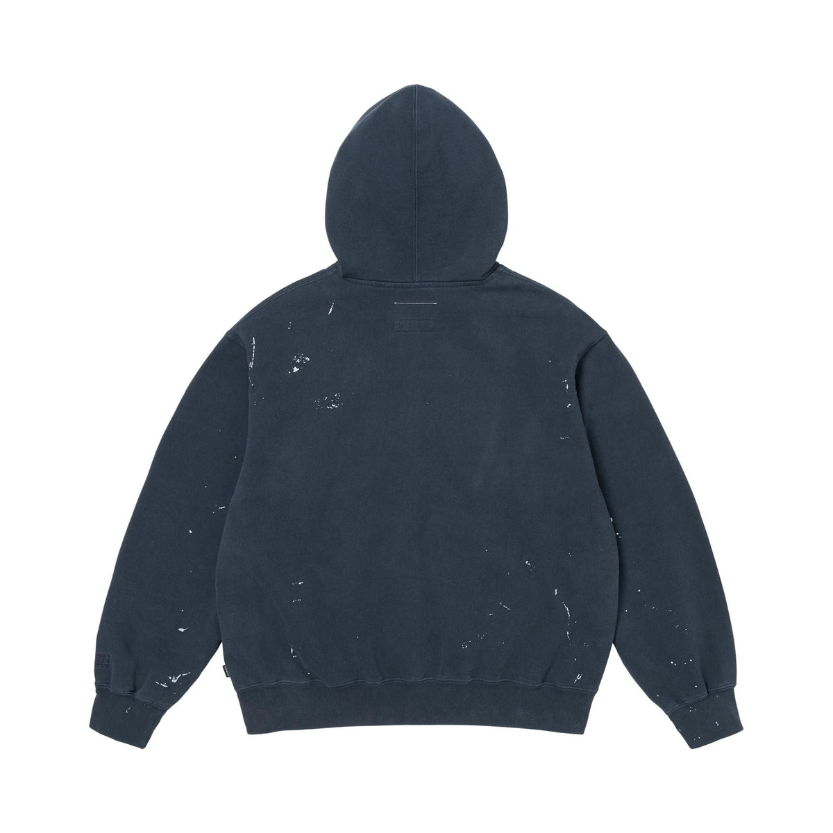 Supreme x MM6 Maison Margiela Box Logo Zip Up Hooded Sweatshirt Navy - Im Your Wardrobe