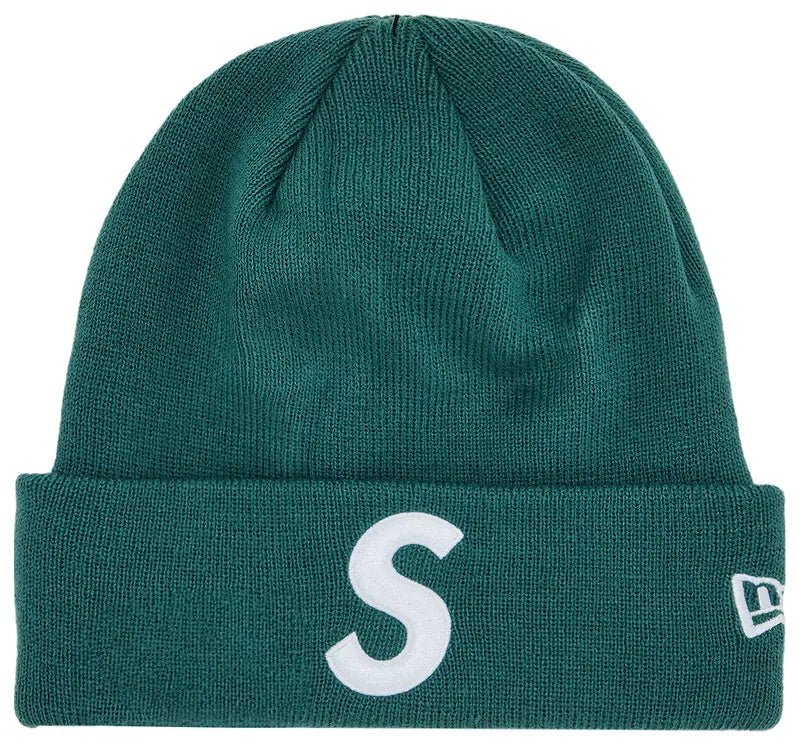 Supreme x New Era S Logo Beanie (FW24) Green - Im Your Wardrobe