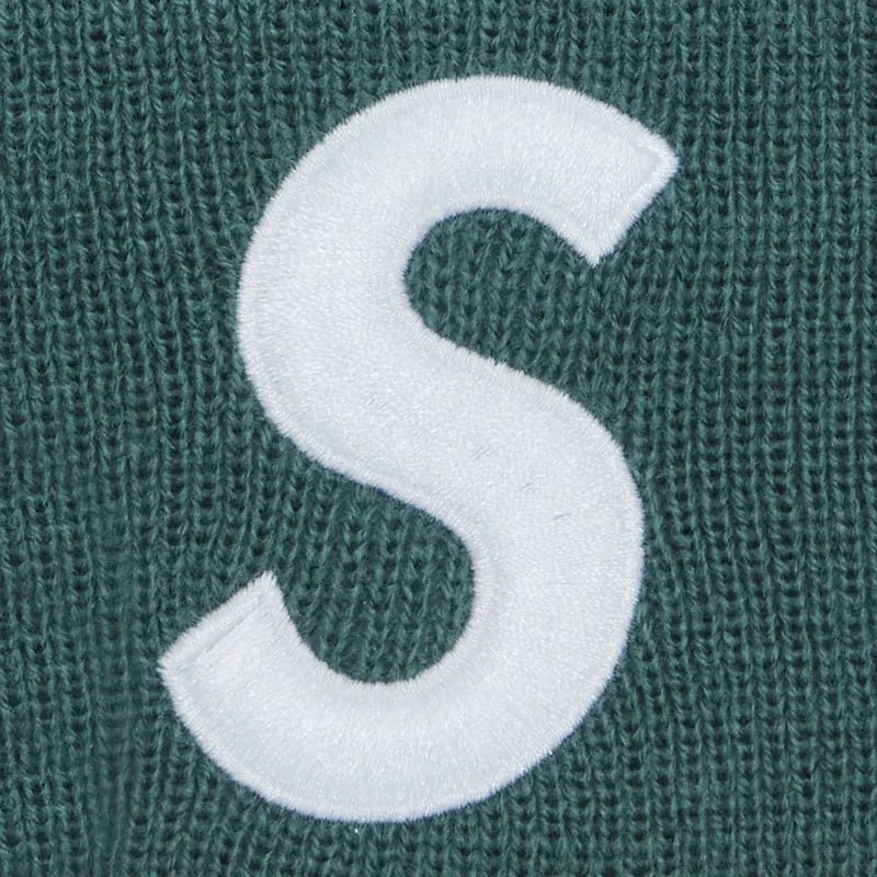 Supreme x New Era S Logo Beanie (FW24) Green - Im Your Wardrobe