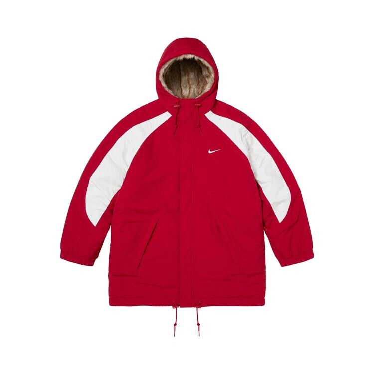 Supreme x Nike Faux Fur Reversible Parka Red - Im Your Wardrobe