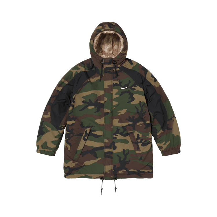 Supreme x Nike Faux Fur Reversible Parka Woodland Camo - Im Your Wardrobe