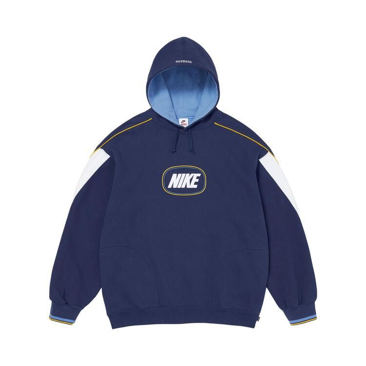 Supreme x Nike Hooded Sweatshirt Navy - Im Your Wardrobe