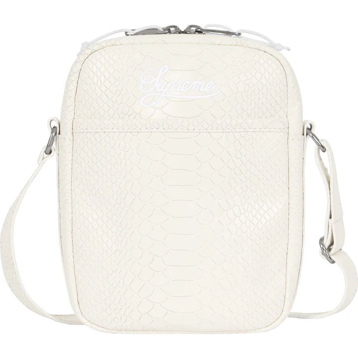 Supreme x Nike Leather Shoulder Bag 'White' (SS25)