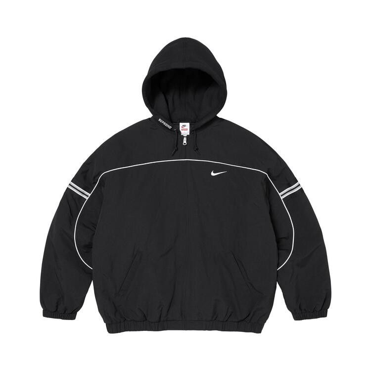 Supreme x Nike Nylon Hooded Jacket Black - Im Your Wardrobe