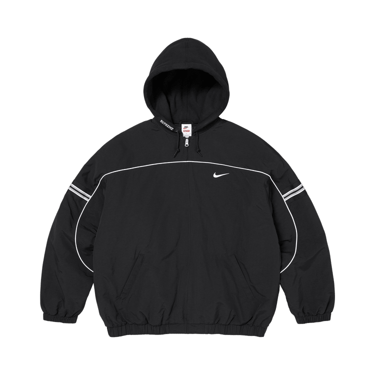 Supreme x Nike Nylon Hooded Jacket Black - Im Your Wardrobe