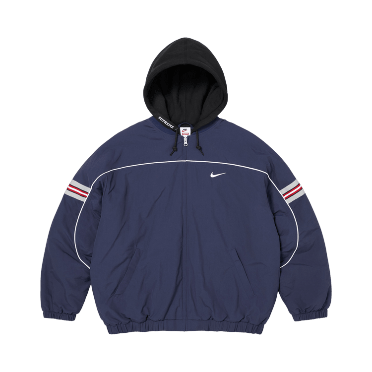 Supreme x Nike Nylon Hooded Jacket Navy - Im Your Wardrobe