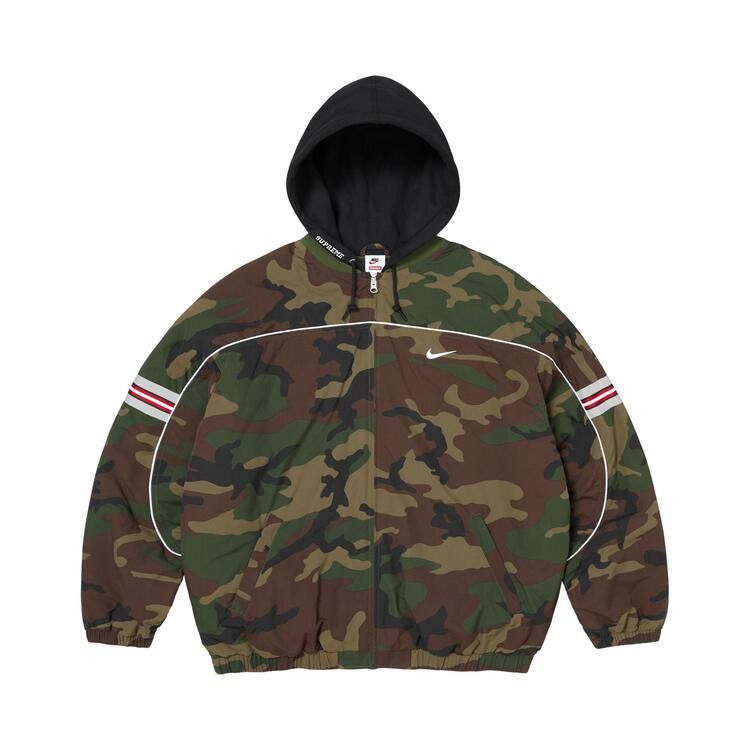Supreme x Nike Nylon Hooded Jacket Woodland Camo - Im Your Wardrobe