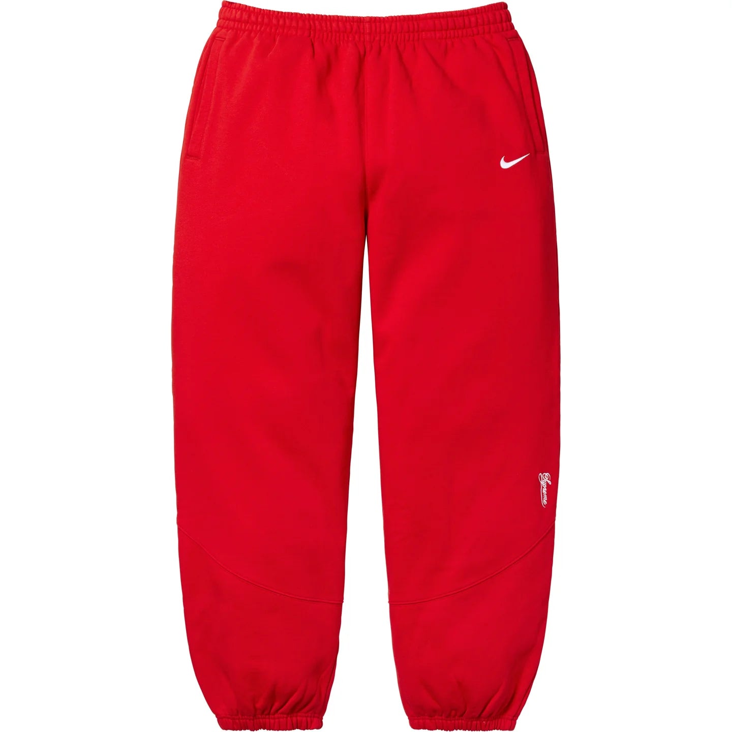 Supreme x Nike Sweatpant 'Red' (SS25)