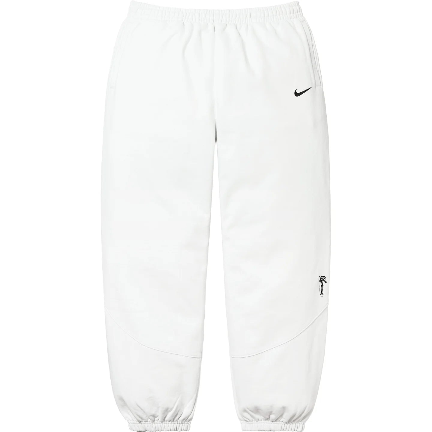 Supreme x Nike Sweatpant 'White' (SS25) - Im Your Wardrobe