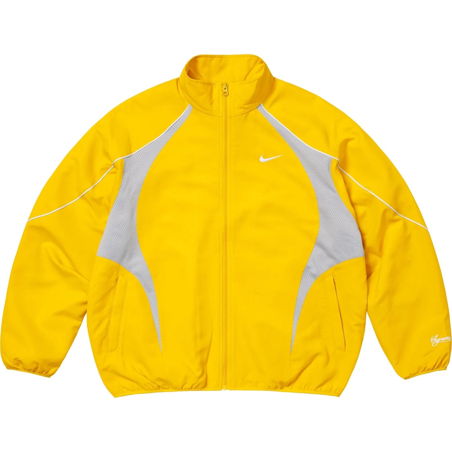 Supreme x Nike Track Jacket 'Yellow' (SS25) - Im Your Wardrobe