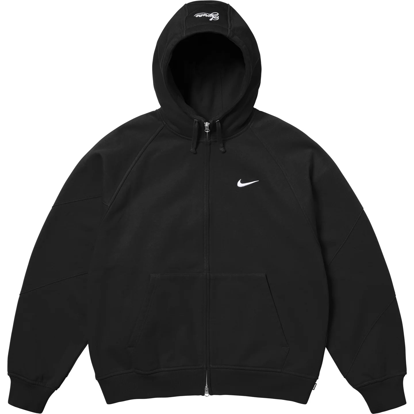 Supreme x Nike Zip Up Hooded Sweatshirt 'Black' (SS25) - Im Your Wardrobe