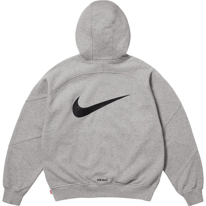 Supreme x Nike Zip Up Hooded Sweatshirt 'Heather Grey' (SS25) - Im Your Wardrobe