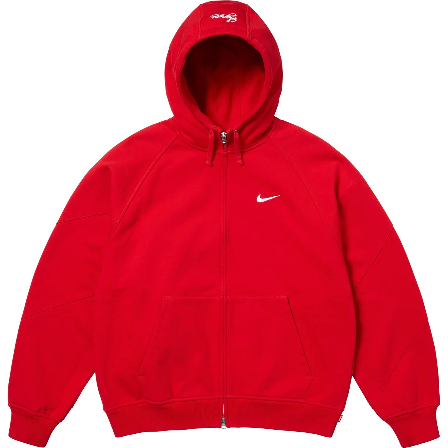 Supreme x Nike Zip Up Hooded Sweatshirt 'Red' (SS25)