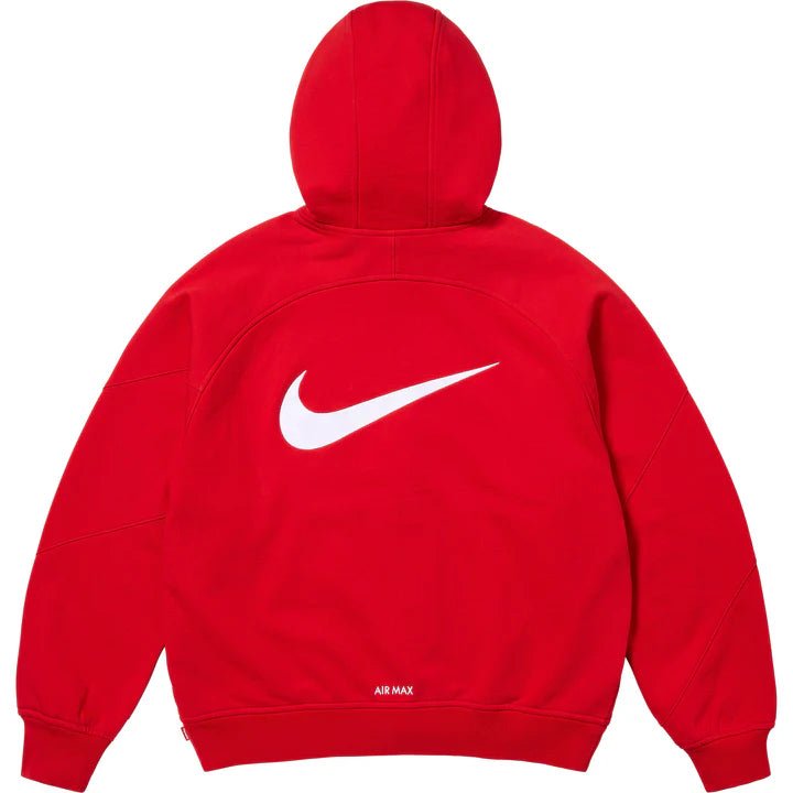 Supreme x Nike Zip Up Hooded Sweatshirt 'Red' (SS25)