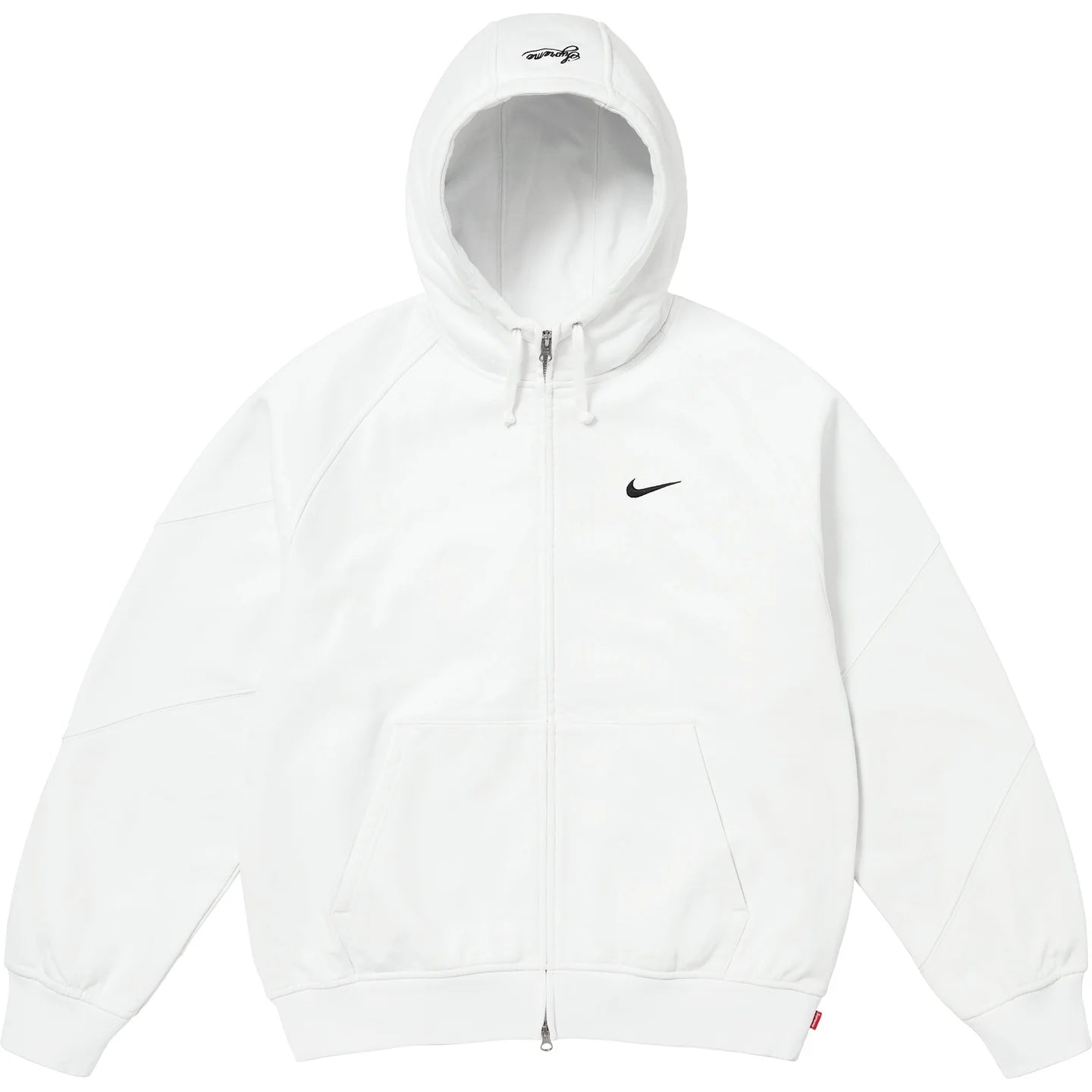 Supreme x Nike Zip Up Hooded Sweatshirt 'White' (SS25) - Im Your Wardrobe