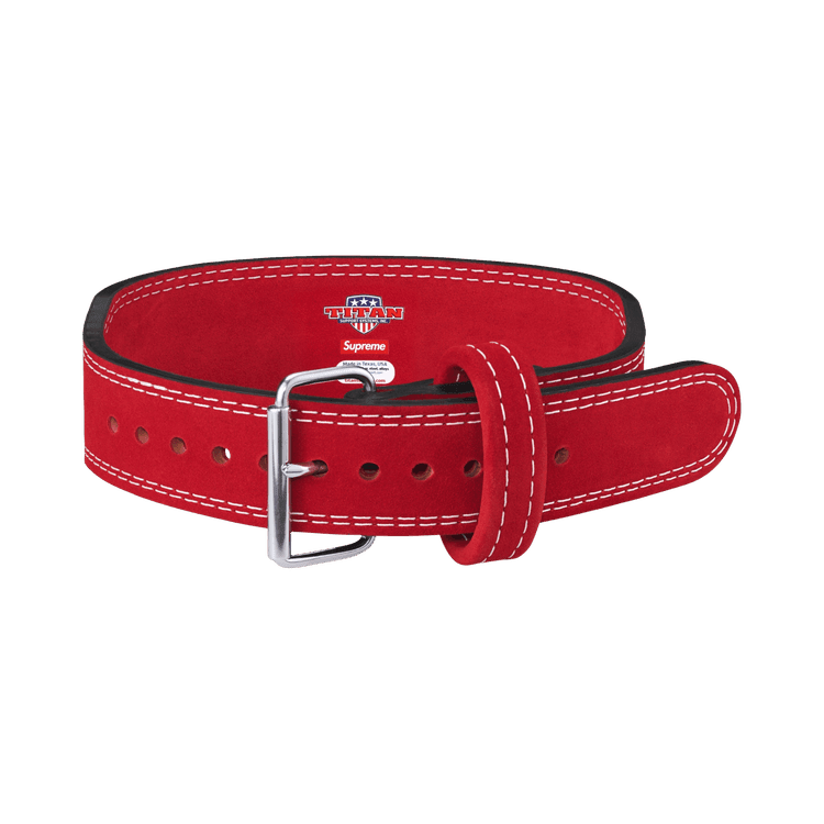 Supreme x Titan Weight Belt Red - Im Your Wardrobe