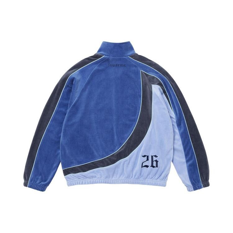 Supreme x Umbro Velour Track Jacket Blue - Im Your Wardrobe