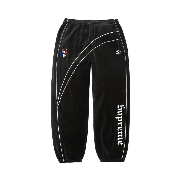 Supreme x Umbro Velour Track Pant Black - Im Your Wardrobe
