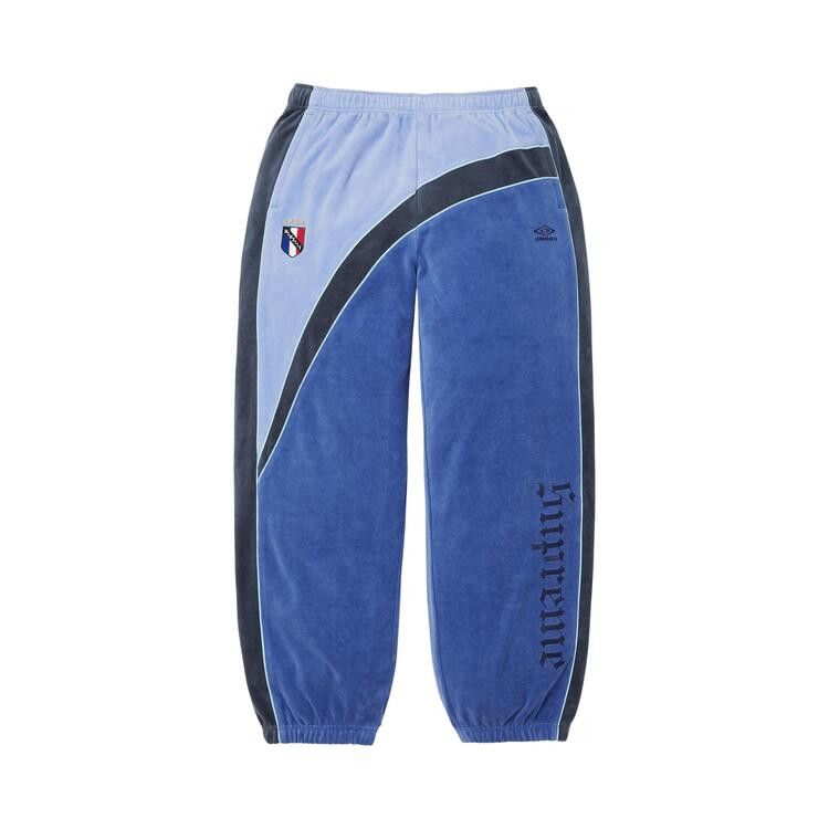 Supreme x Umbro Velour Track Pant Blue - Im Your Wardrobe