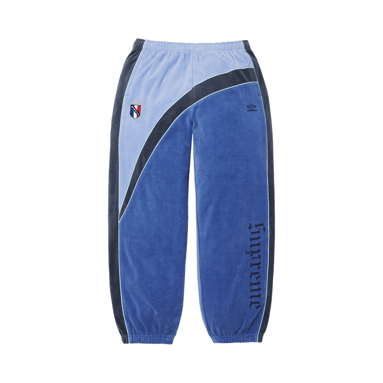 Supreme x Umbro Velour Track Pant Blue - Im Your Wardrobe