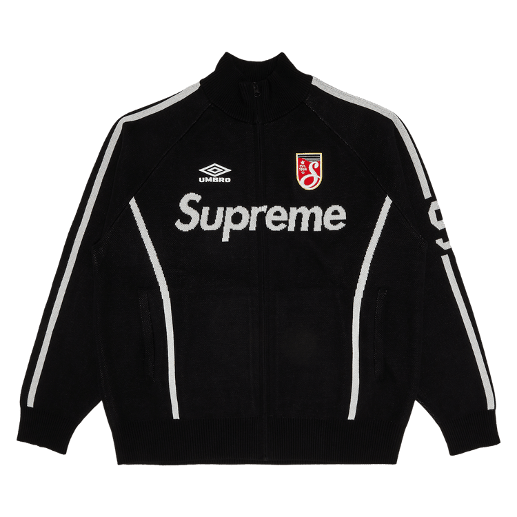 Supreme x Umbro Zip Up Sweater Black - Im Your Wardrobe