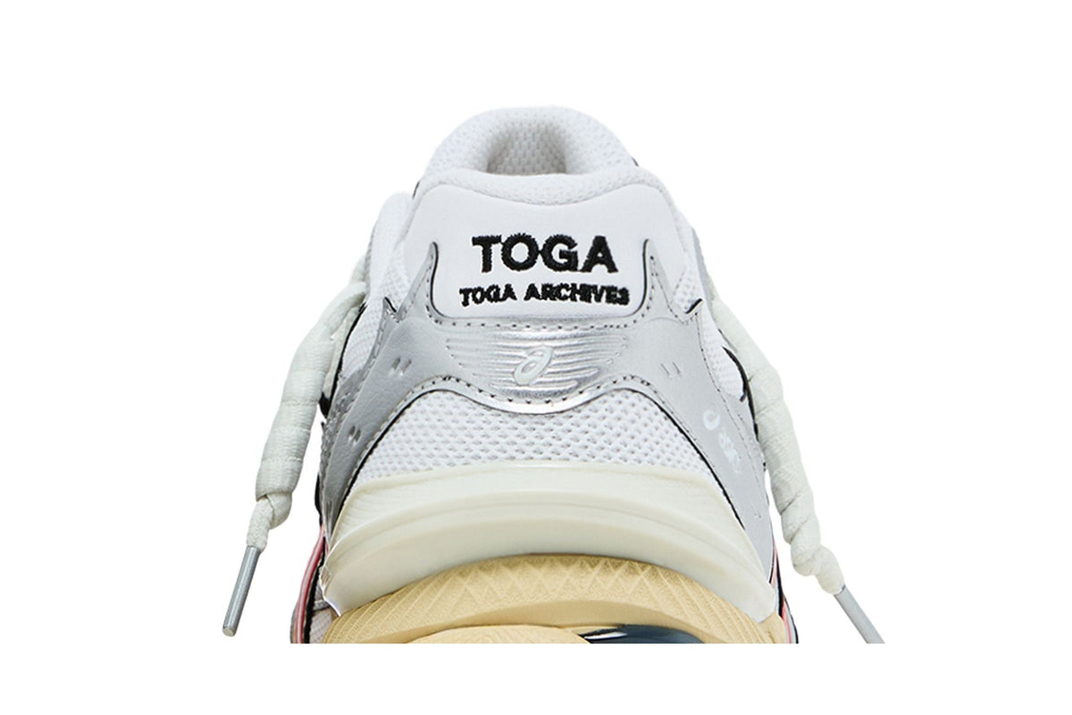 TOGA x ASICS Gel Cumulus 16 TG White Red Pure Silver - Im Your Wardrobe
