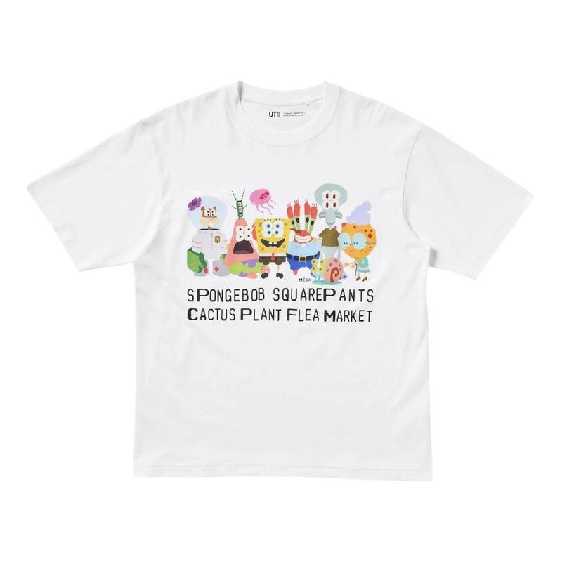 Uniqlo x CPFM Spongebob Squarepants UT Graphic II T-Shirt White - Im Your Wardrobe