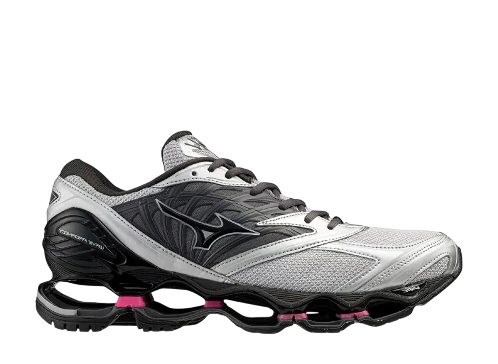 Mizuno Wave Prophecy LS Silver Dark Grey Pink